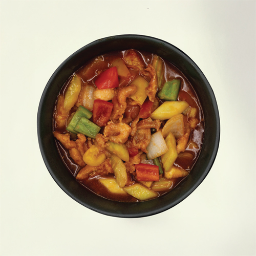 Stir Fried Sweet And Sour Chicken or Prawns